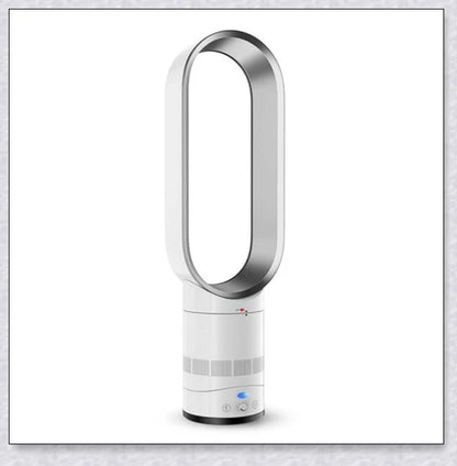 Oscillating Bladeless Tower Fan with Remote Control - Powerful, Quiet Cooling for Your British Home