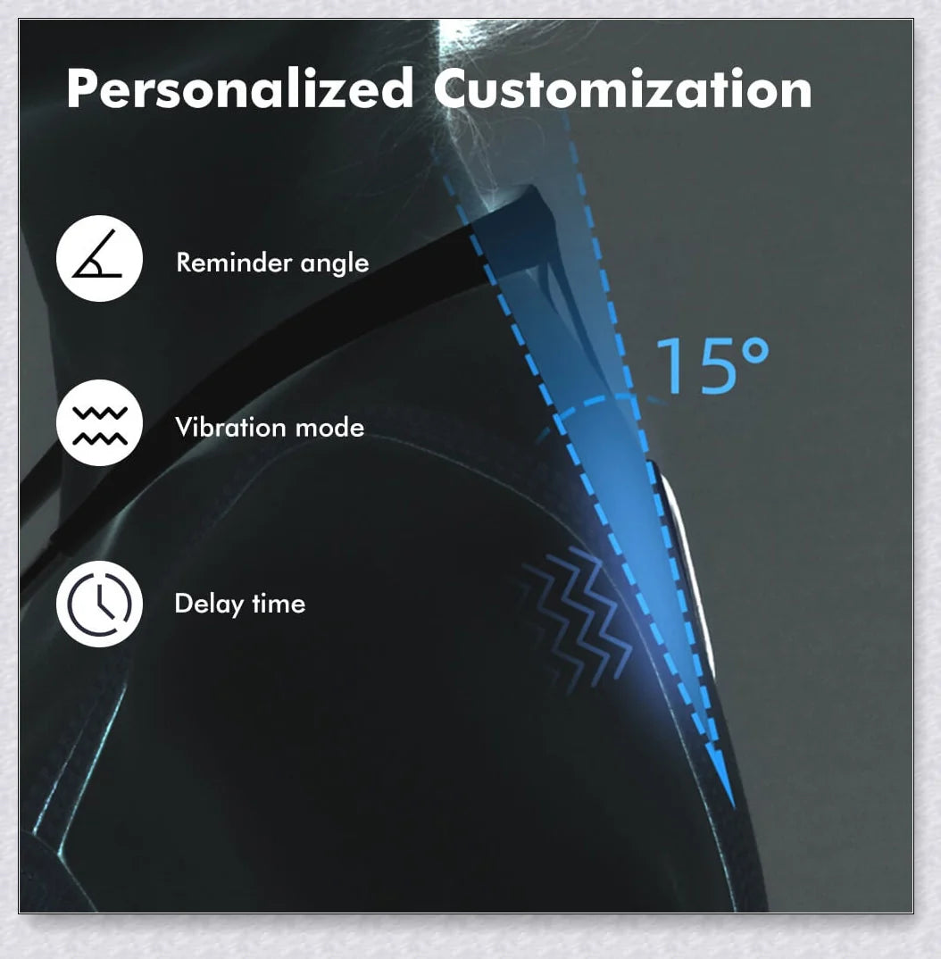 Invisible Smart Posture Corrector Mini - Ergonomic design with Bluetooth-enabled smart technology to improve spinal alignment and relieve back pain