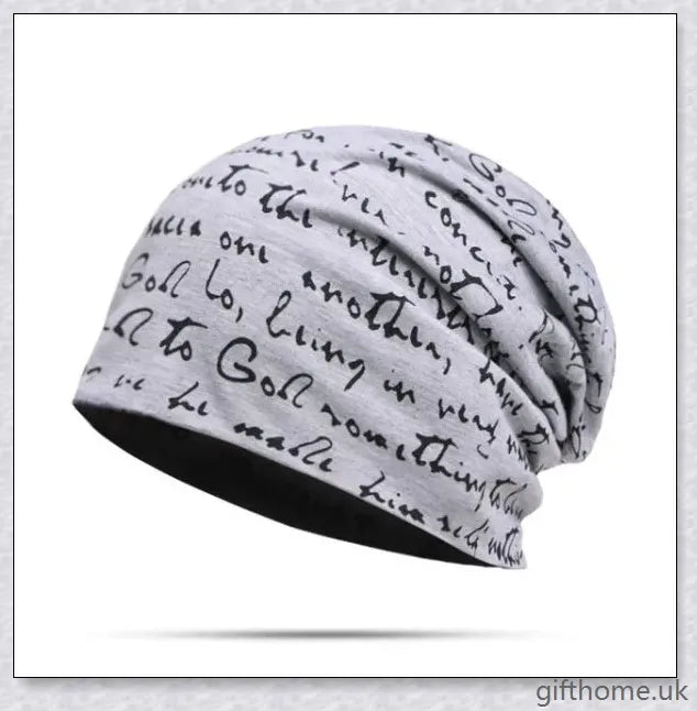 A cosy, stylish beanie hat made from high-quality polyester to keep you warm and comfortable during the British winter.