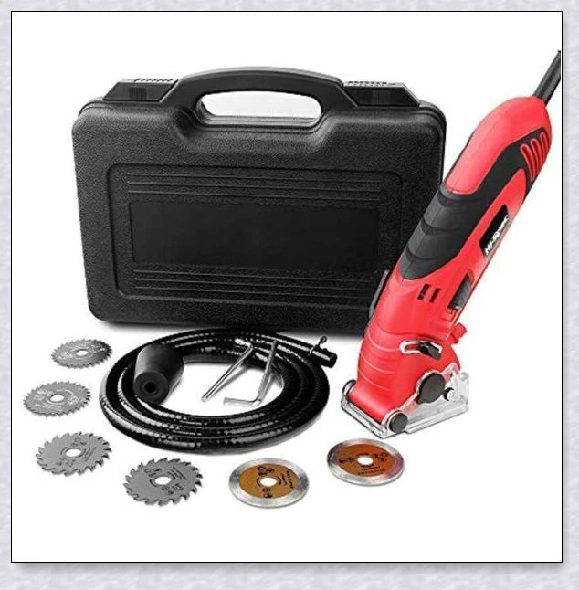 Trabyhand Multi-Function Circular Saw with Powerful 400W Motor and Versatile Blade Options