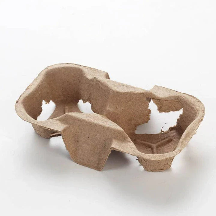 Disposable paper coffee cup holders in a 20-piece set for hands-free, eco-friendly coffee enjoyment