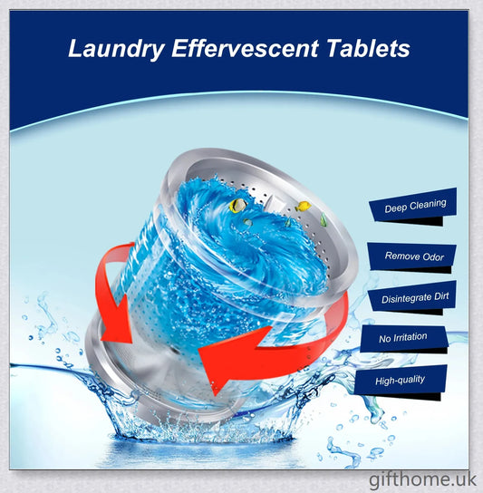 Finally Fresh Washing Machine Cleaner - Premium Cleaning Tablets for a Deep, Thorough Clean