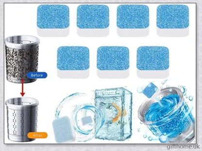 Finally Fresh Washing Machine Cleaner - Premium Cleaning Tablets for a Deep, Thorough Clean