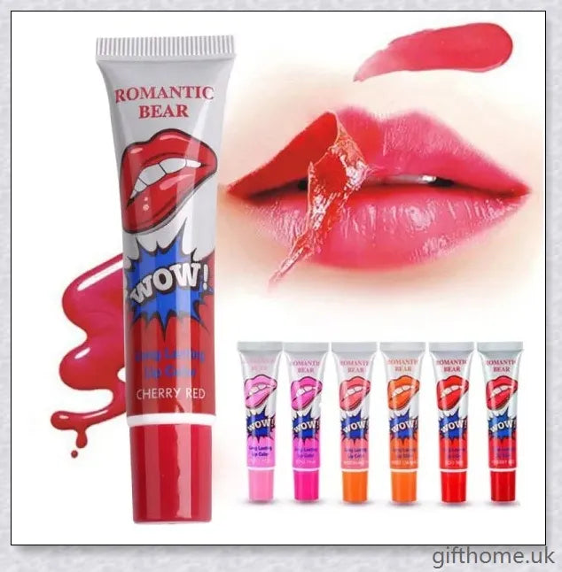 Amazing 6 Colour Waterproof Long-Lasting Peel Liquid Lipstick - Vibrant shades, innovative peel-off application, and hydrating mineral-infused formula