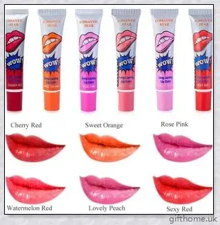 Amazing 6 Colour Waterproof Long-Lasting Peel Liquid Lipstick - Vibrant shades, innovative peel-off application, and hydrating mineral-infused formula