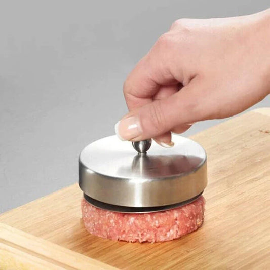 Premium stainless steel patty maker for crafting restaurant-quality burgers at home