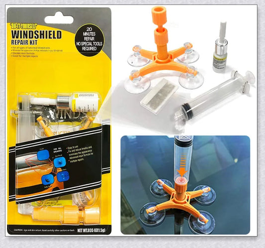 A phone screen crack repair kit with a specialized resin formula and vacuum-powered applicator for easy, invisible screen repairs.