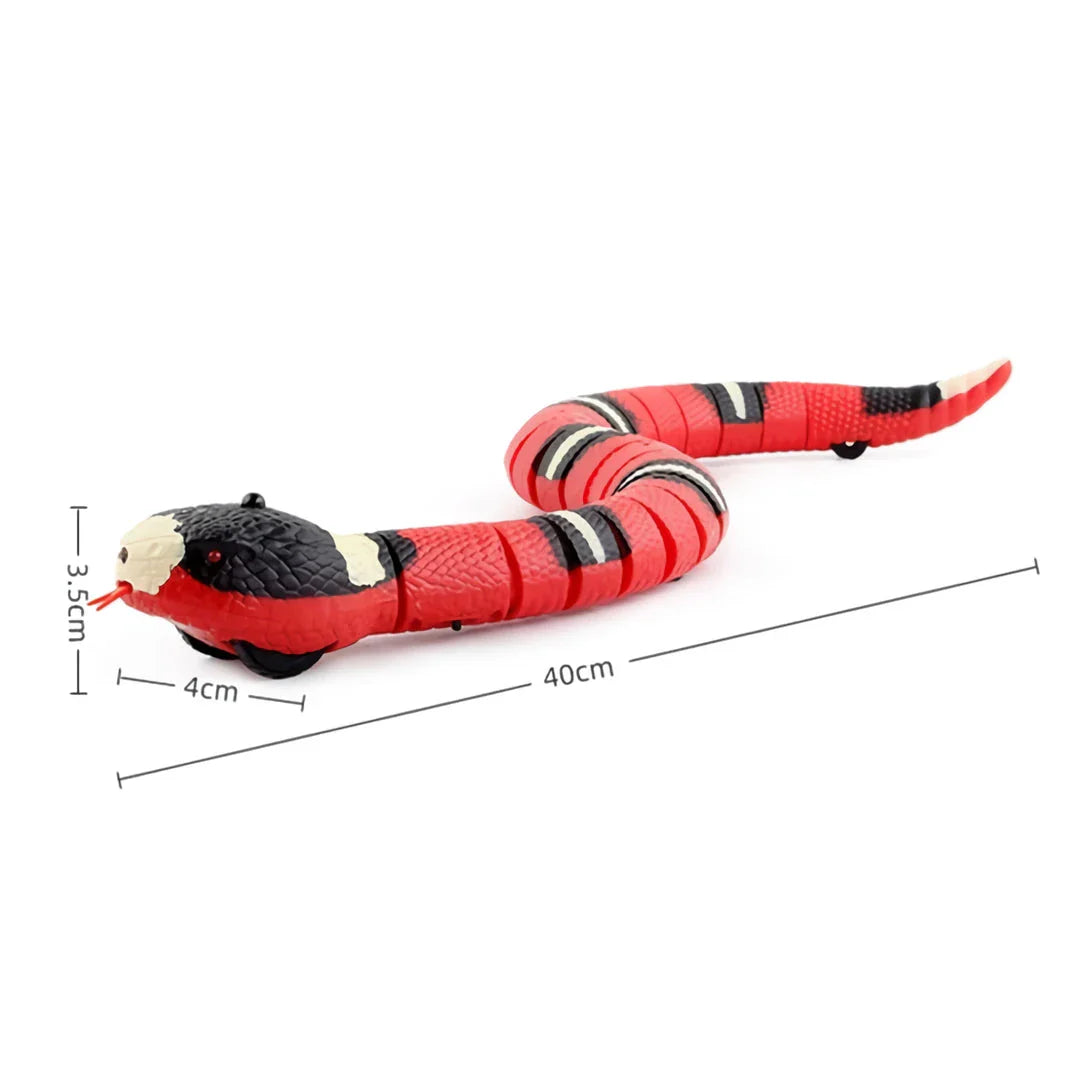 Automatic Electronic Snake Cat Teaser Toy with lifelike snake movements and smart sensing technology