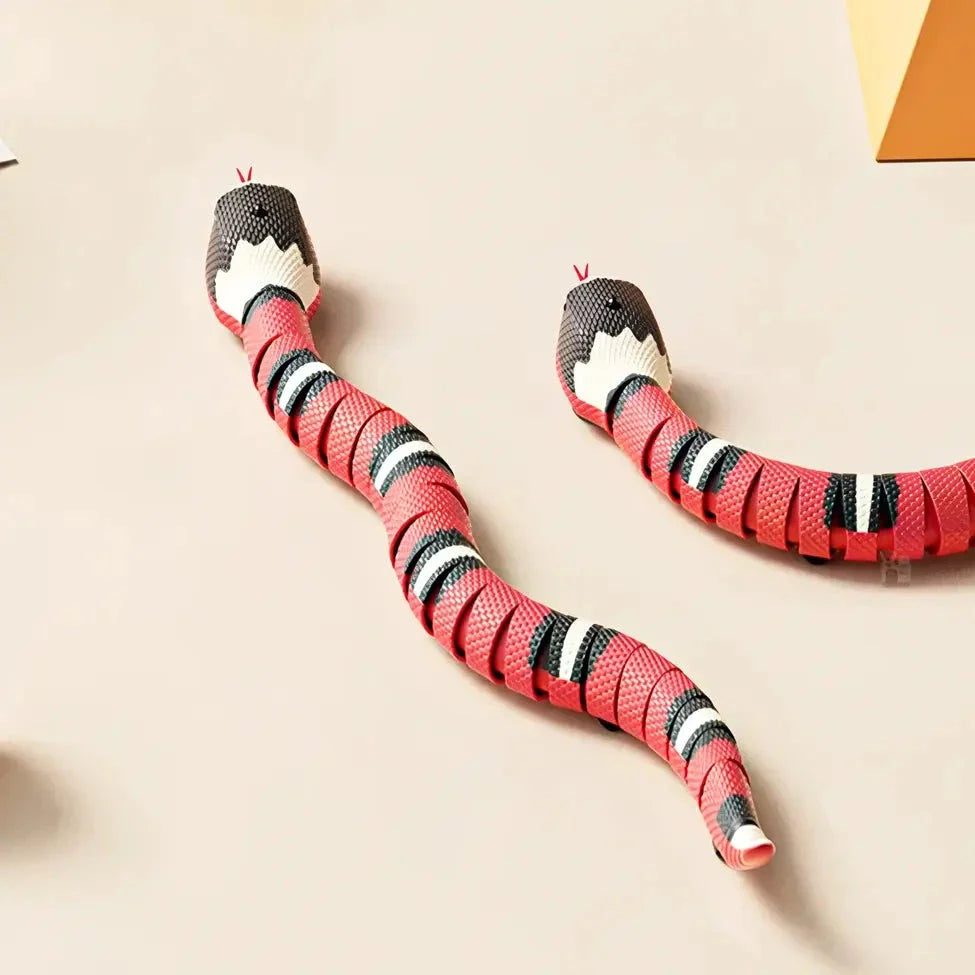 Automatic Electronic Snake Cat Teaser Toy with lifelike snake movements and smart sensing technology