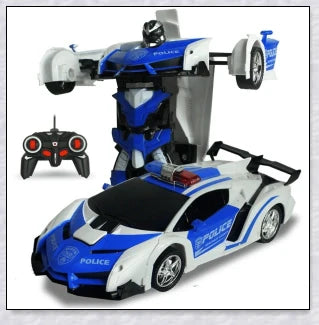 Transformix Transformer Car that transforms from a car to a robot with flashing lights and sounds