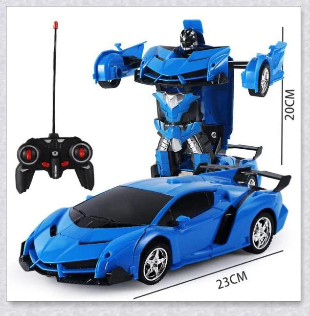 Transformix Transformer Car that transforms from a car to a robot with flashing lights and sounds