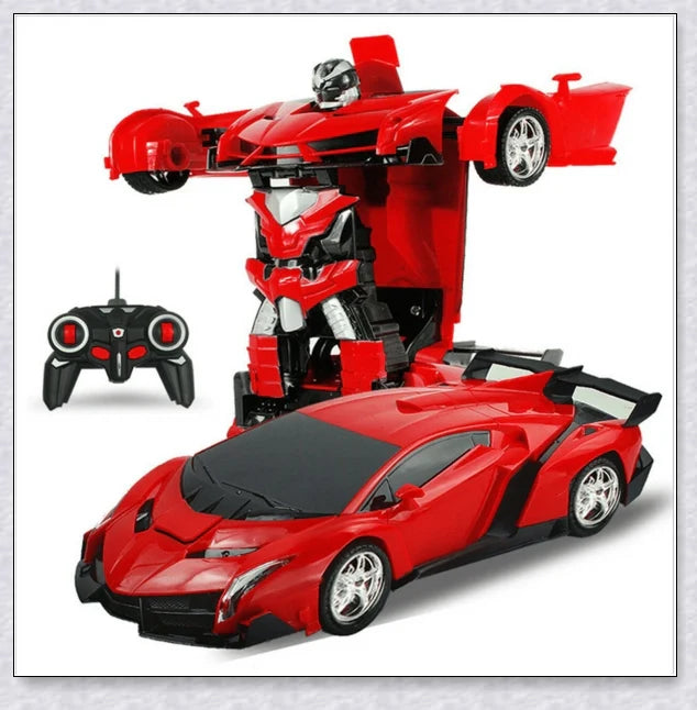 Transformix Transformer Car that transforms from a car to a robot with flashing lights and sounds