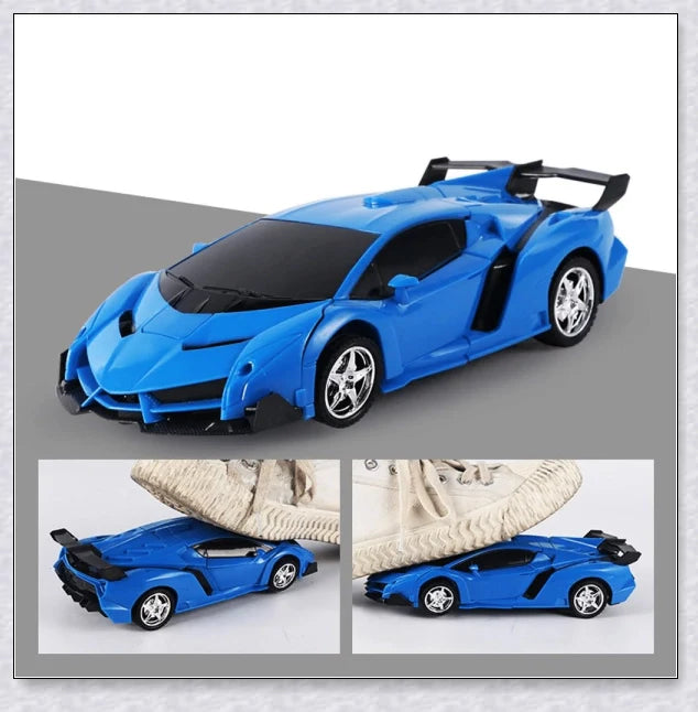 Transformix Transformer Car that transforms from a car to a robot with flashing lights and sounds
