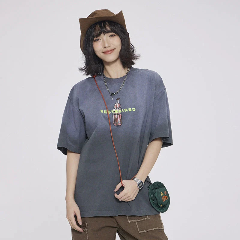 A stylish gradient colour t-shirt made from premium pure cotton for men and women