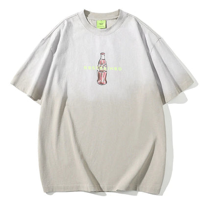 A stylish gradient colour t-shirt made from premium pure cotton for men and women