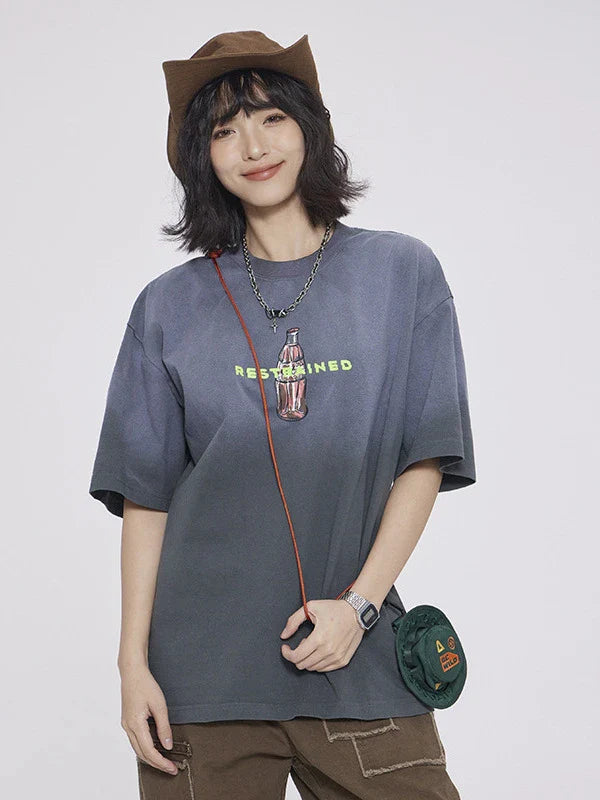 A stylish gradient colour t-shirt made from premium pure cotton for men and women