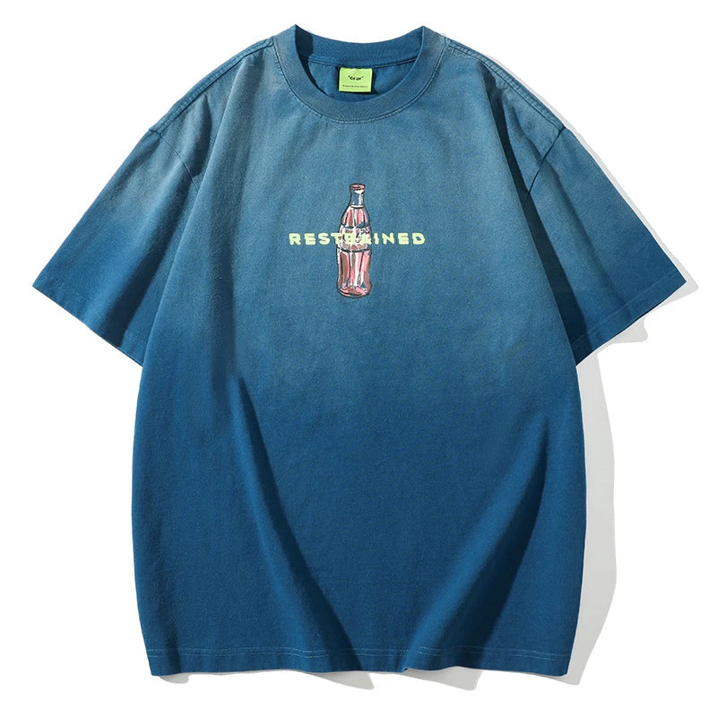 A stylish gradient colour t-shirt made from premium pure cotton for men and women