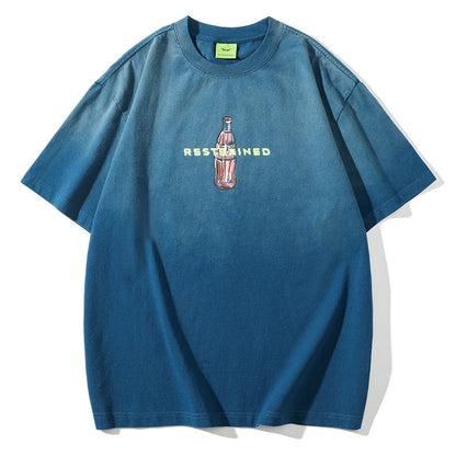A stylish gradient colour t-shirt made from premium pure cotton for men and women
