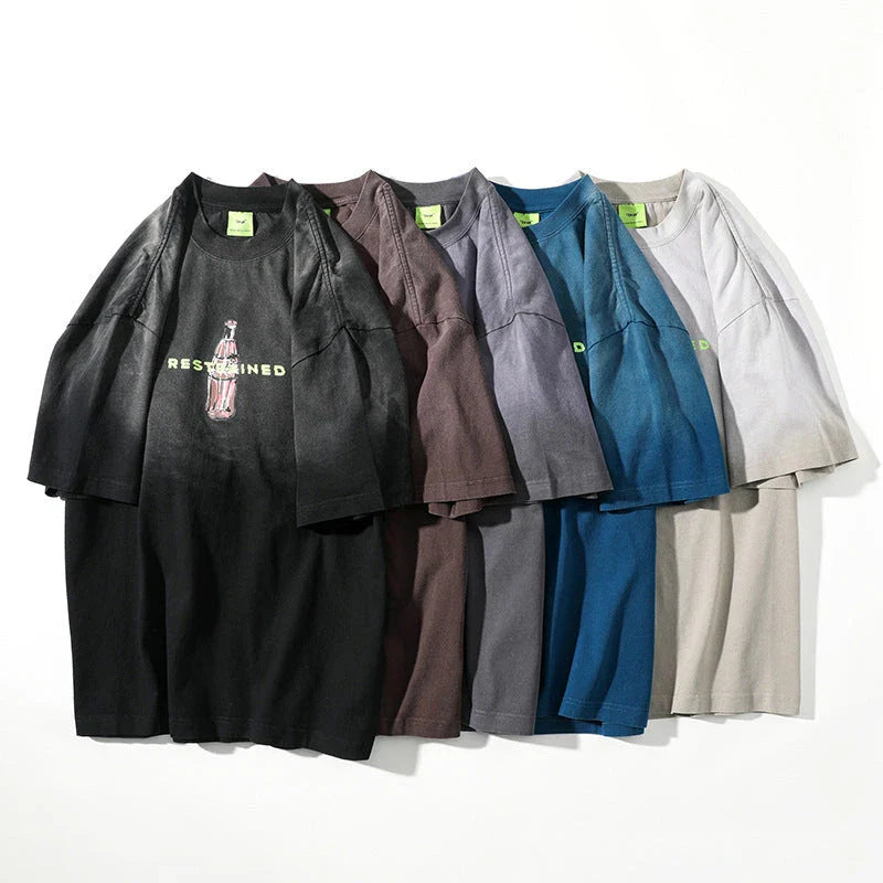 A stylish gradient colour t-shirt made from premium pure cotton for men and women