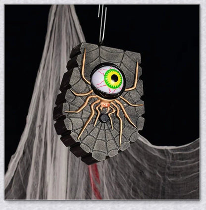 Chilling Halloween Spider Doorbell with Glowing Eyes, Ideal for Spook-tacular Seasonal Decor