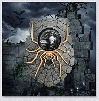 Chilling Halloween Spider Doorbell with Glowing Eyes, Ideal for Spook-tacular Seasonal Decor