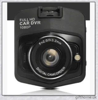 Dual lens car dash cam with 360-degree swivel and motion sensor for comprehensive road surveillance and incident recording