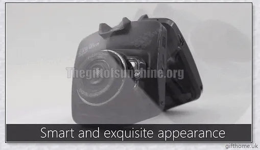 Dual lens car dash cam with 360-degree swivel and motion sensor for comprehensive road surveillance and incident recording