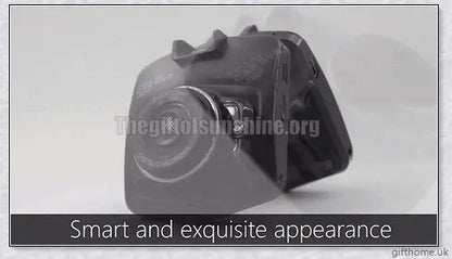 Dual lens car dash cam with 360-degree swivel and motion sensor for comprehensive road surveillance and incident recording