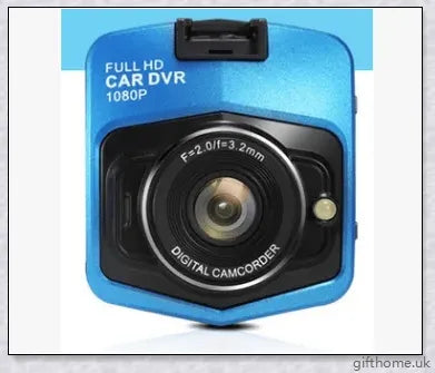 Dual lens car dash cam with 360-degree swivel and motion sensor for comprehensive road surveillance and incident recording