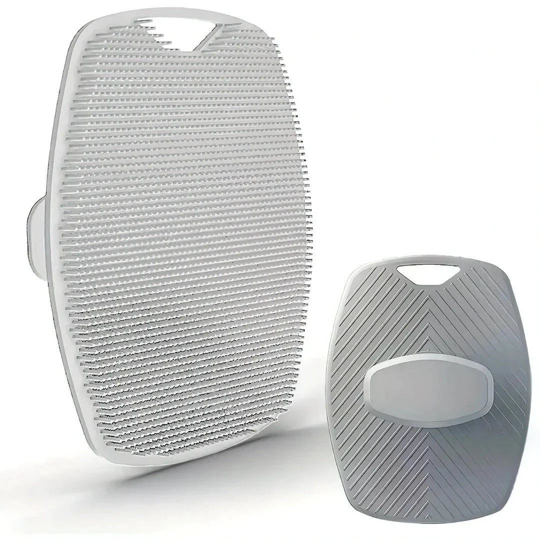 Premium silicone exfoliating body scrubber with soft bristles for gentle cleansing and massage