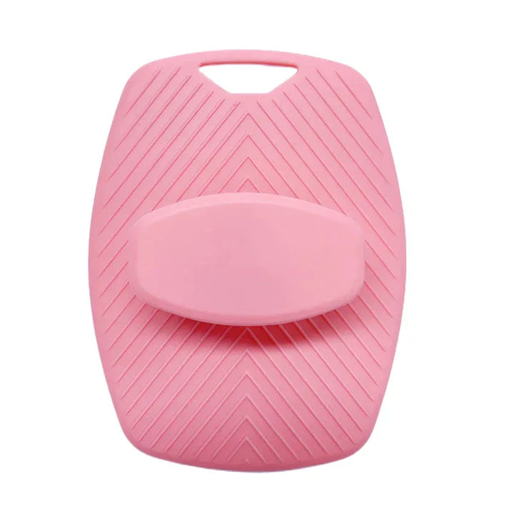 Premium silicone exfoliating body scrubber with soft bristles for gentle cleansing and massage