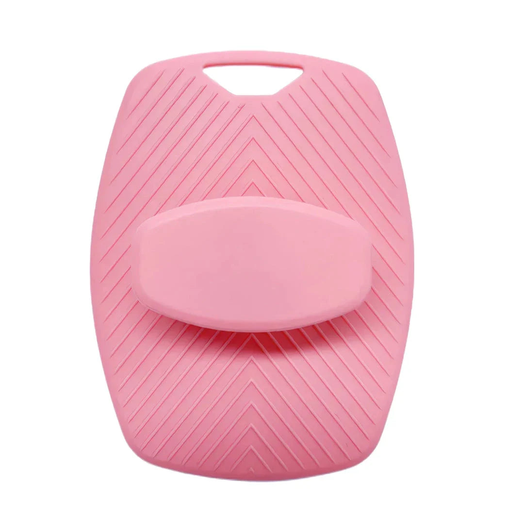 Premium silicone exfoliating body scrubber with soft bristles for gentle cleansing and massage