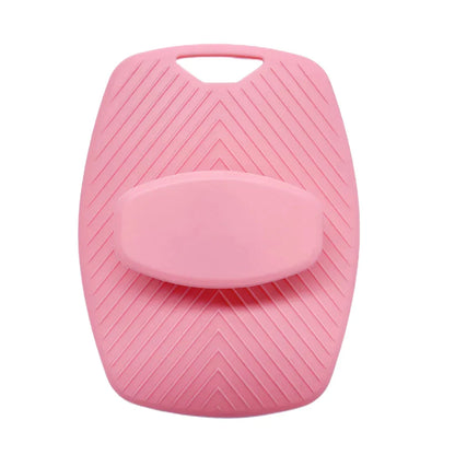 Premium silicone exfoliating body scrubber with soft bristles for gentle cleansing and massage