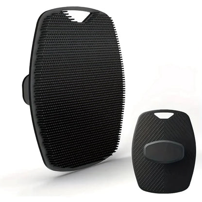 Premium silicone exfoliating body scrubber with soft bristles for gentle cleansing and massage