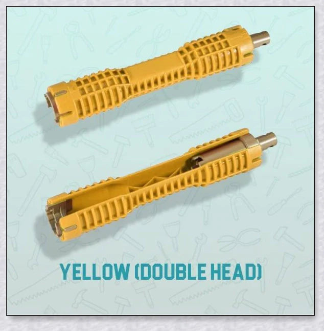 The Plumber's Sink Wrench, a high-quality plumbing tool designed to easily reach and turn hard-to-access nuts and bolts in tight spaces.