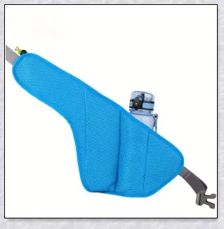 Running Water Bottle Waist Pack with adjustable strap, water bottle holder, and reflective safety features