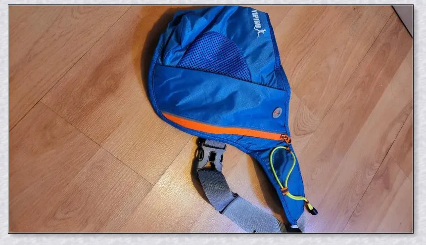 Running Water Bottle Waist Pack with adjustable strap, water bottle holder, and reflective safety features