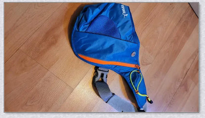 Running Water Bottle Waist Pack with adjustable strap, water bottle holder, and reflective safety features
