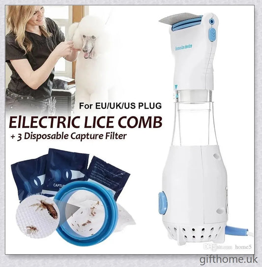 Electric Lice Comb - A premium, chemical-free device that effectively removes head lice and eggs without harsh treatments.