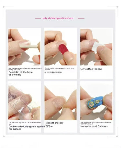 Trendha Passionate Red Cat's Eye Bridal Nails - Exquisite handcrafted nails with captivating cat's eye effect for elevated wedding day style