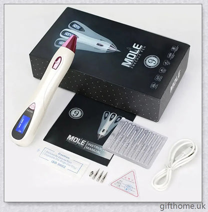 Deluxe Skin Tag and Mole Remover Pen - A cutting-edge skin care tool for painless and safe removal of skin tags, moles, and other blemishes