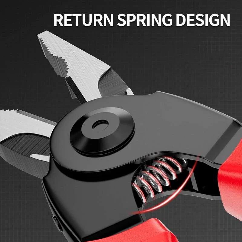 5-in-1 Electrician's Multifunctional Tool Kit with interchangeable heads and durable steel construction