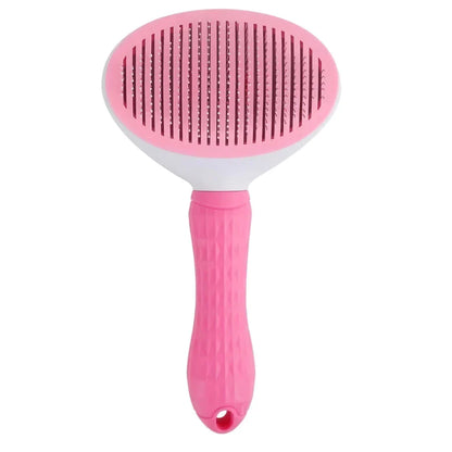 A multi-purpose pet grooming brush designed for dogs, cats, and other furry pets with premium materials and massage features.