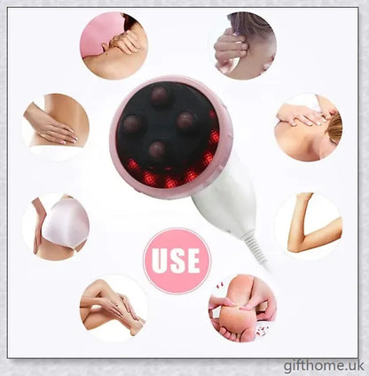 Body Slimming Fat Burning Anti Cellulite Massager with Infrared Therapy for targeted fat reduction and cellulite improvement