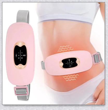 Relieve Menstrual Pain Abdominal Heating Massage Warm - Portable, USB-rechargeable device with adjustable heating and vibration settings