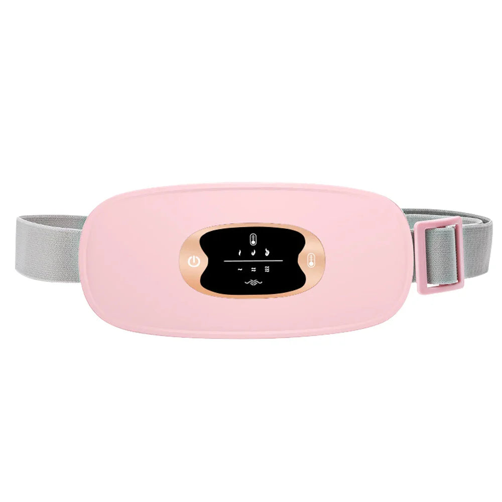Relieve Menstrual Pain Abdominal Heating Massage Warm - Portable, USB-rechargeable device with adjustable heating and vibration settings