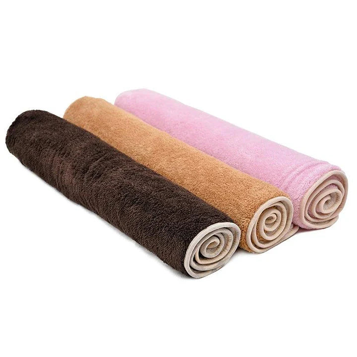 Exquisite large size dog towel made of premium cotton in various colours, perfect for drying and pampering your furry friend