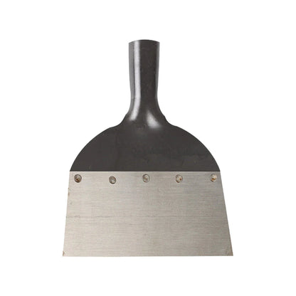 Multifunctional heavy-duty garden cleaning shovel made from manganese steel with a flat head design for efficient scraping and lifting
