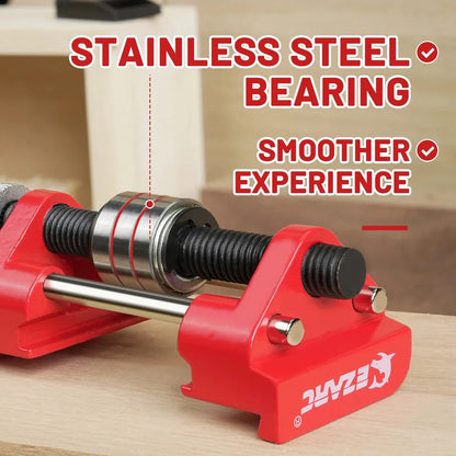 A precision honing guide for woodworking chisels and planer blades, featuring an adjustable design and durable construction for professional-grade sharpening results.