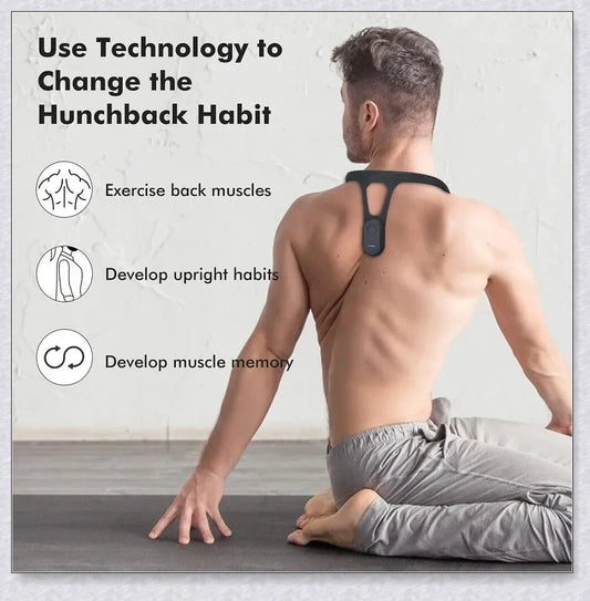 Posture Corrector Smart Device Invisible Mini - Discreet posture support device with Bluetooth connectivity and customizable features